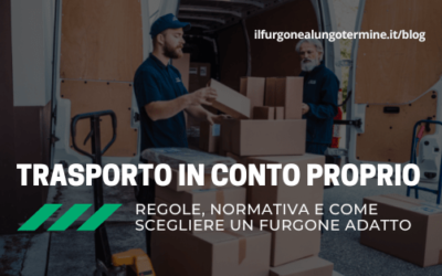 Trasporto Conto Proprio fino a 35 quintali: regole, normativa e licenza