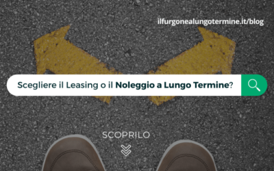 Veicoli commerciali: Noleggio Lungo Termine o Leasing?